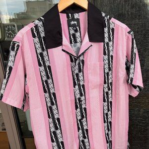 Stüssy Deco Striped Shirt - Pink